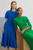 Cervara Midi Dress Cobalt Blue Stretch Tailoring