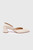 San Pietro Leather Heels 45 Ivory