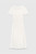 Allegra Stretch Knit Dress Ivory