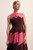 Verania Dress Light Berry Pink And Plum Stretch Cotton