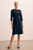 Camelot Dress Navy Crepe