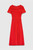 Allegra Dress Vivid Red Stretch Knit