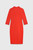 Greenwich Dress Vivid Orange Stretch Tailoring