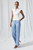 Adelaide Wide-Leg Trousers Ice Blue Linen