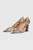 Milano 80 Heel Snake-Embossed Leather