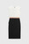 Clever Crepe Eaton Sleeveless Dress Ivory And Black