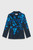 Knighton Silk Jacket Navy And Turquoise