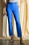 Tavira Slim-Leg Trouser Sapphire Blue Stretch Tailoring