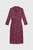 Vicenza Dress Plum And Pink Multicolour Stretch Jersey