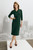 Valerio Dress Forest Green Sculpt Knit