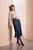 Kelmore Skirt Midnight Navy Satin Kelmore Skirt Midnight Navy Satin