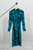 Sirolo Dress Forest Green And Navy Multicolour Crepe