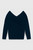 Riva Sweater Navy Wool Cashmere Blend