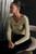 Zora Top Gold Metallic Knit