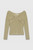 Zora Top Gold Metallic Knit