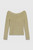 Zora Top Gold Metallic Knit