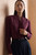 Bowery Blouse Plum Stretch Silk Bowery Blouse Plum Stretch Silk