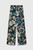 Arezzo Trousers Navy Silk Satin Made With Liberty Fabric