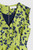 Valance Jacquard Dress Chartreuse And Navy
