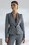 Mira Houndstooth Jacket Navy And Ivory