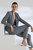 Colborne Houndstooth Slim-Leg Trousers Navy And Ivory