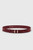 Harley Leather Belt Burgundy