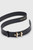 Harley Leather Belt Navy
