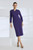 Valerio Sculpt Knit Dress Amethyst