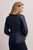 Ginevra Leather Jacket Navy