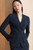 Clever Crepe Henley Jacket Navy Clever Crepe Henley Jacket Navy