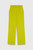 Doppio Crepe Adelaide Wide-Leg Trousers Chartreuse