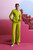 Doppio Crepe Adelaide Wide-Leg Trousers Chartreuse