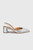 San Pietro Leather Heels 45 Silver