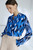 Tierney Georgette Blouse Blue Multicolour