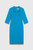 Nouvelle Sculpt Stretch Crepe Dress Vivid Turquoise