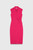 Alano Sculpt Knit Dress Fuchsia Pink