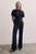 Clever Crepe Lexington Flared Trousers Navy