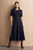 Alserio Stretch Knit Dress Navy Alserio Stretch Knit Dress Navy