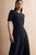 Alserio Stretch Knit Dress Navy Alserio Stretch Knit Dress Navy