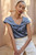 Tirana Satin Top Soft Steel Blue