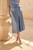 Belsito Satin Skirt Soft Steel Blue Belsito Satin Skirt Soft Steel Blue