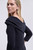 Luserna Sculpt Stretch Crepe Mid Sleeve Dress Navy