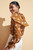 Beaufort Blouse Vicuna And Ivory Floating Floral Print Silk Chiffon Beaufort Blouse Vicuna And Ivory Floating Floral Print Silk Chiffon