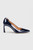 Savona Patent Leather Heels 80 Navy