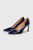 Savona Patent Leather Heels 80 Navy
