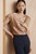Clever Crepe Skye Satin Blouse Light Camel Clever Crepe Skye Satin Blouse Light Camel