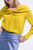 Tirana Silk Jacquard Long Sleeve Top Chartreuse Yellow