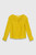 Tirana Silk Jacquard Long Sleeve Top Chartreuse Yellow