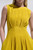Mariano Silk Jacquard Dress Chartreuse Yellow