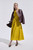Mariano Silk Jacquard Dress Chartreuse Yellow